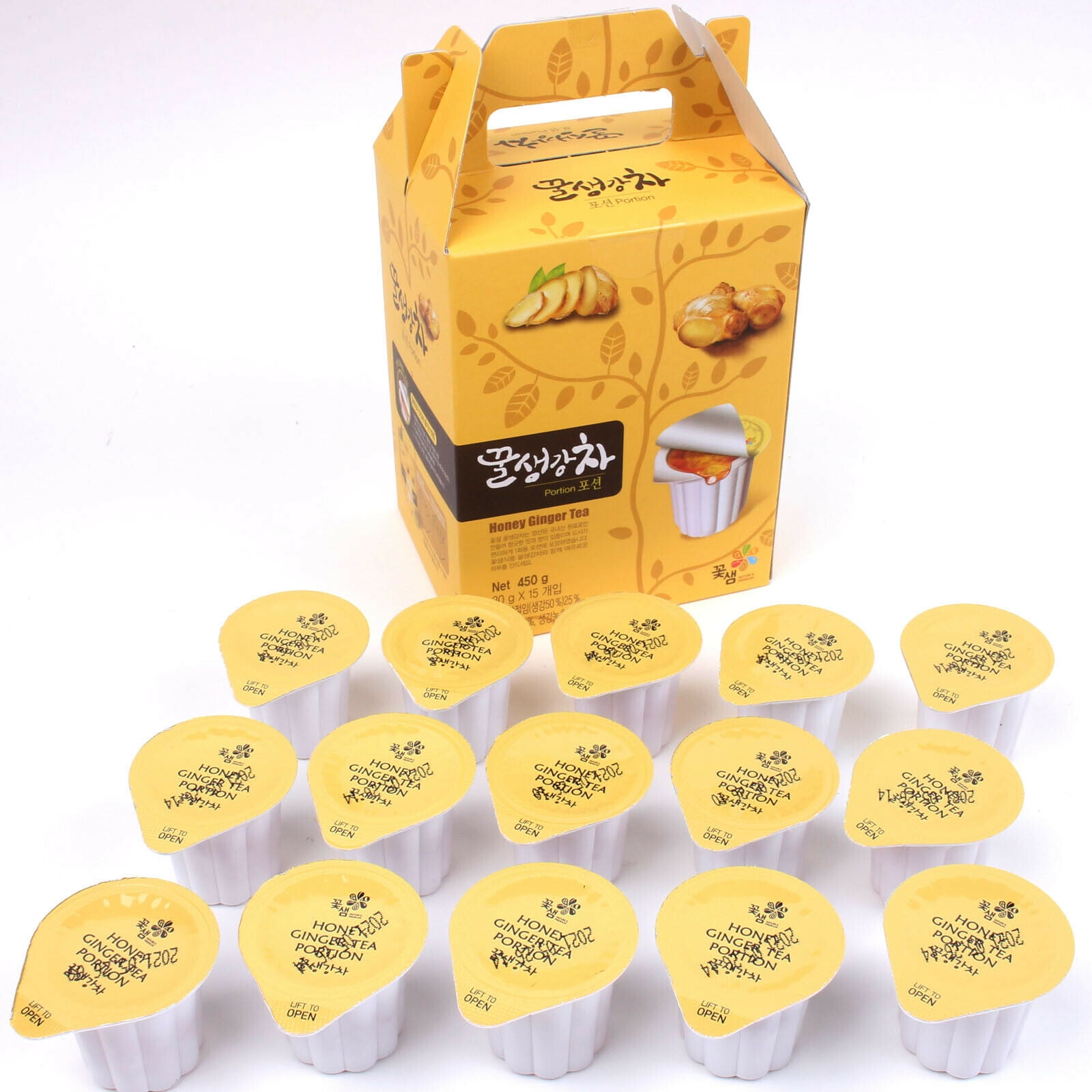 Korean Honey Ginger Portion Capsules Tea 15pack