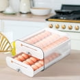 thumbnail image 3 of Bandeja Portahuevos Organizador de Refrigerador Apilable Perfecl Soporte para bandeja de huevos, 3 of 8