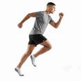 thumbnail image 3 of 12-Pack Unisex Cotton Athletic Running Low-Cut Cushioned Socks 9-11, White/Gray, 3 of 6