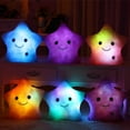 thumbnail image 3 of BAELLERT Twinkle Star Pillow Stuffed Star LED Light Up Cushion Glowing Star Throw Pillow Night Light Kids Sensory Plush Toy for Children, 3 of 8