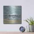 thumbnail image 4 of Luxe Metal Art 'Playful Wave' by Silvia Vassileva Metal Wall Art, 12" x 12", 4 of 9