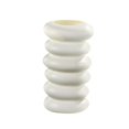 thumbnail image 4 of Florero con diseño en espiral Decoración de macetas Arreglos florales de escritorio modernos Plantas de interior Florero de brotes para oficina Fiesta Blanco mayimx florero, 4 of 9