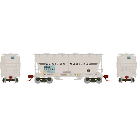 Athearn N Scale ACF 2970 Covered Hopper Car CSX Transportation (Patched) #226692