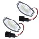 thumbnail image 1 of 2 luces LED para placa de matrícula para Honda Accord Odyssey Pilot City Legend Civic para Acura MDX impermeable luz trasera 6500 K número trasero placa de matrícula lámpara 12 V 3,36 W blanco, 1 of 1