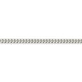 thumbnail image 2 of White Sterling Silver chain Curb Domed 24 in 5 mm 5mm, 2 of 5