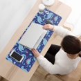 thumbnail image 3 of Long Mouse Pads for Desk,DarkBlue Cartoon Dinosaurs Pattern Desk Mats on Top Of Desks, Desk Mouse Pad Extra Large with 3mm Non-Slip Base and Stitched Edge for Gaming,Office,Work,Home 31.5"x11.8", 3 of 6