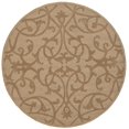 thumbnail image 2 of Safavieh Impressions Light Brown Contemporary Rug - Round 5', 2 of 2