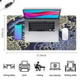 thumbnail image 5 of Golden and Purple Starry Sky Waves&nbsp;pad Mousewaterproof,rubber+multispandexno Slip Gaming Mouse PadDesk Pad for Office Home Game 31.5x15.7inches, 5 of 7