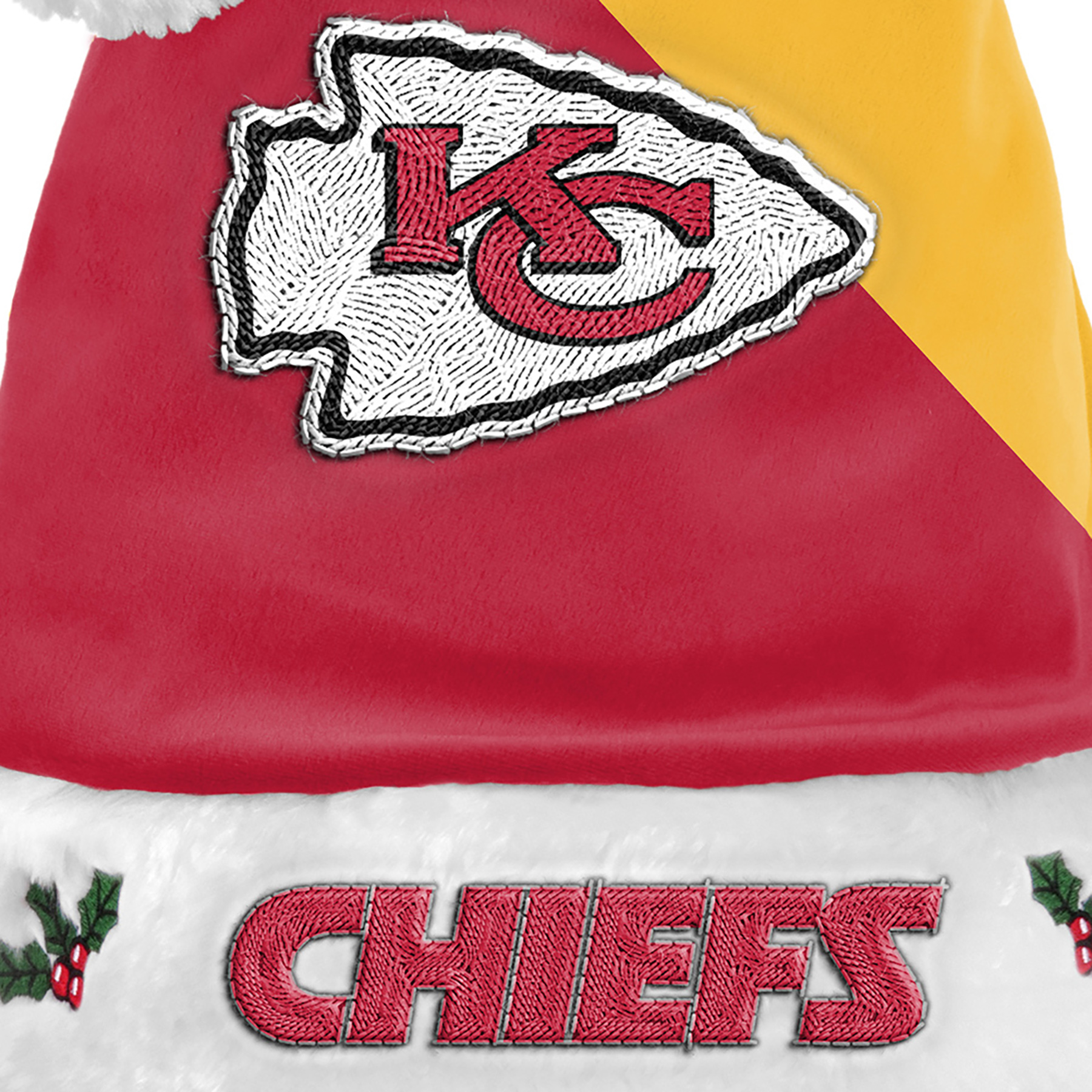 NFL Kansas City Chiefs 2020 Basic Santa Hat - image 5 of 5