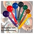 thumbnail image 4 of Rite-Size Rite-Size Solid Round Circle Server Set of Portion Control Utensils, Copolymer Plastic Heat Resistant Professional Cooking Spoons, (Set of 7 Servers in Various Sizes and Colors), 4 of 6