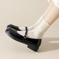 thumbnail image 4 of Womens Lace Split Toe Socks - Breathable Ankle Socks with Ruffled Cuff, Japanese Style Cute Two-Toe Socks for Summer, 4 of 8