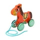 thumbnail image 3 of Juguete de madera hecho a mano, juguete de tracción con cuerda, juguetes de actividades de desarrollo temprano, juguete de tracción para niños y niñas Caballo, 3 of 9