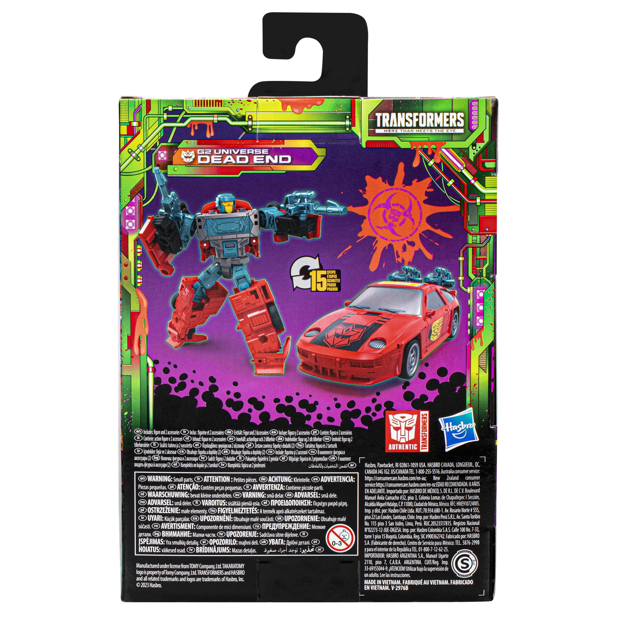 Transformers Collectible Child Dead End Toxitron Action Figure, Plastic, 2.50" x 5.50" x 8"
