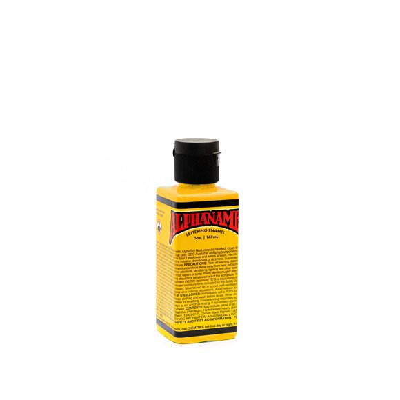 Alphanamel 5Oz Dark Yellow