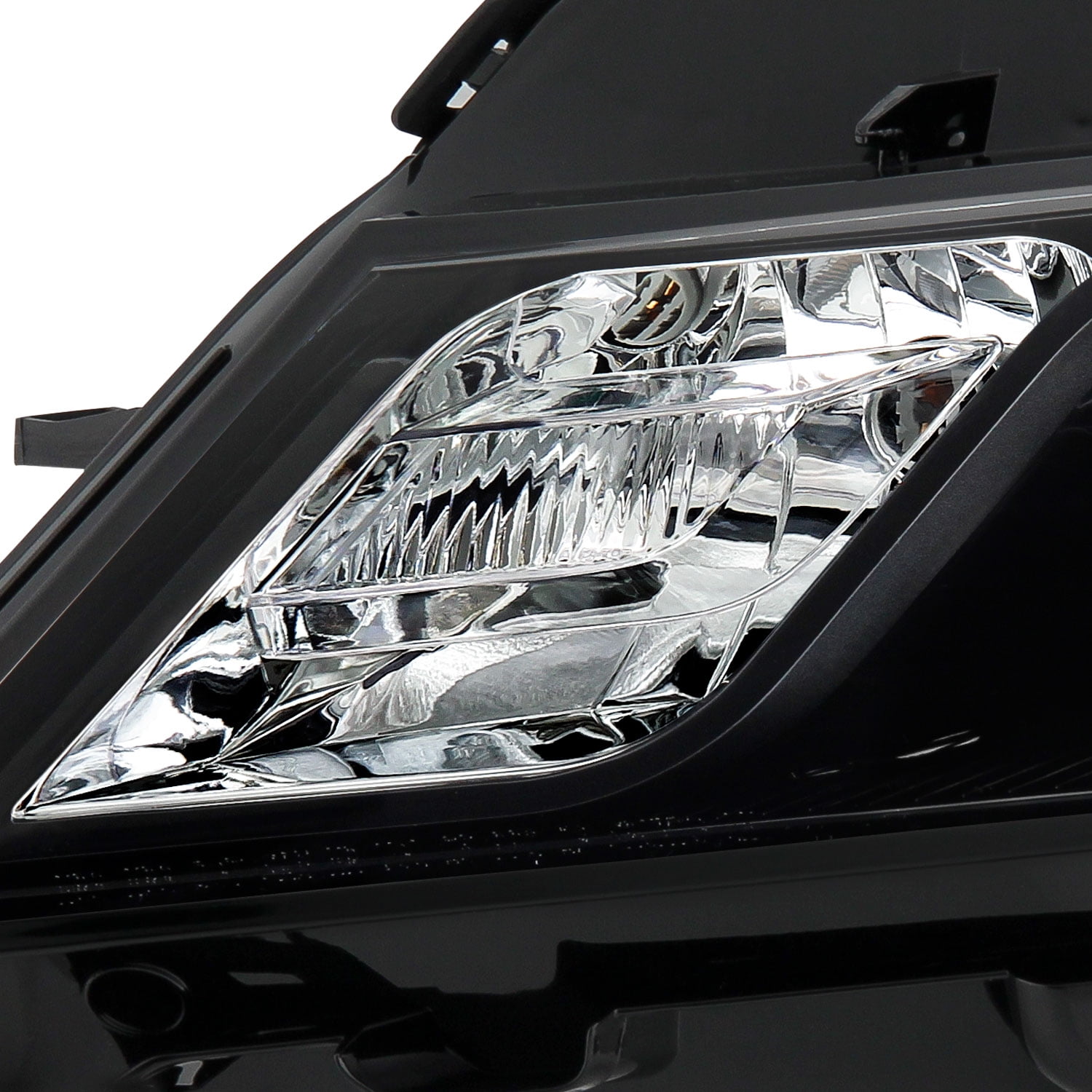 AKKON - Fits 2014 2015 2016 2017 2018 2019 2020 Chevy Impala Sedan [Halogen Type] Projector Black Headlights Pair Left+Right Replacement