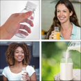 thumbnail image 4 of 12Pcs 250ML Transparent Plastic Milk Storage Bottles Beverage Drinking Bottles, 4 of 4