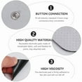 thumbnail image 4 of Haute Qualité! 5x5cm 20 Pcs Plaques Auto-Adhésives TENS pour BEURER, Plaques de Remplacement pour Électrothérapie massage (Blanc), 4 of 5