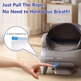 thumbnail image 5 of 120 Count Cat Litter Box Bags for NeakasaM1 and Petpivot Autoscooper 11/12 Self-Cleaning Cat Litter Boxes, Extra Thick Heavy Duty Liners Replacement, Unscented, 27" x 13", Holds 22 lbs, 5 of 6