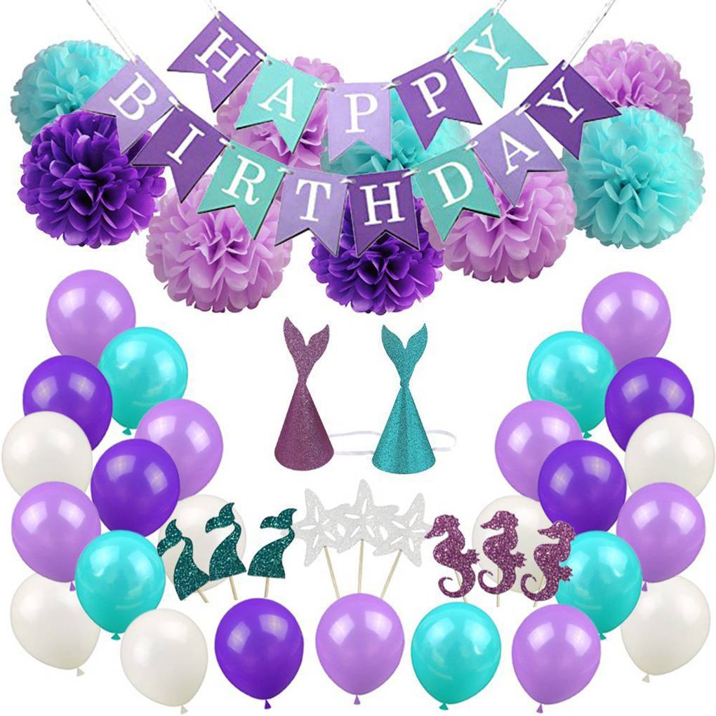 Kit Décoration Anniversaire Thème K-Pop - Bannière, Ballons, Topper Gâteau - Pour Fans, Filles, Fêtes