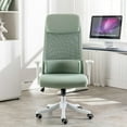 thumbnail image 1 of High Back Office Task Chair, Executive Swivel Computer Chair Comfy Mesh Desk Chair with Thick Padded Seat, Headrest and Movable Waist Cushion, 1 of 10