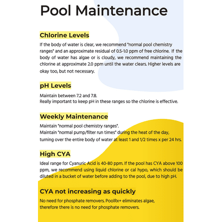Pool Rx  Black/White 6-Month Swimming Pool Mineral Algicide, 1 Tablet Treats 20k-30k Gallons of water