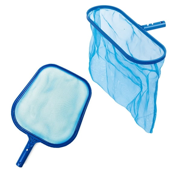 Pack of 2 Pool Cleaning Leaf Skim Net,Deep Bag Pool Rake with Fine Mesh,for Removing Leaves Debris,Plastic Frame (Pole Not Include)