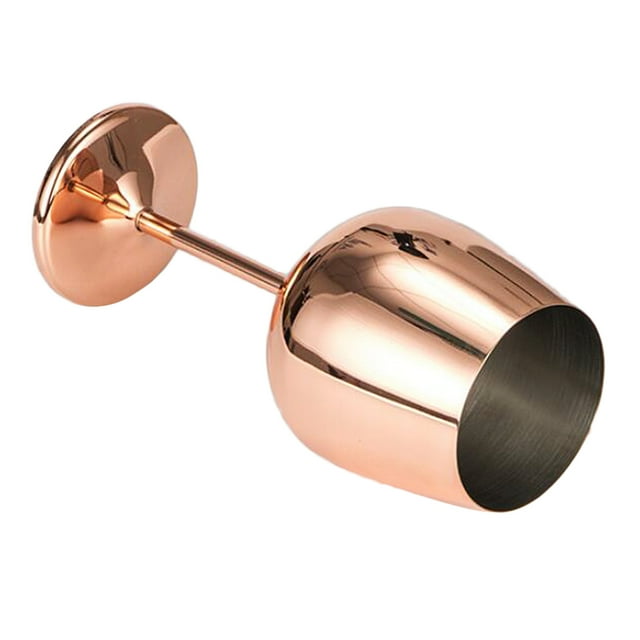 Copas de vino de acero inoxidable para hombres y mujeres, entretenimiento de viaje para interiores y exteriores Soledad Copa de vino tinto de metal