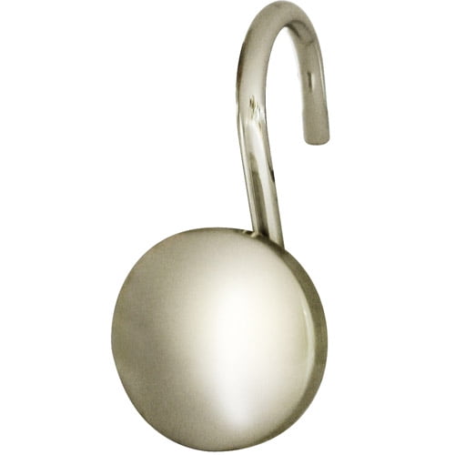Elegant Home Decorative Shower Hooks, Satin Nickel