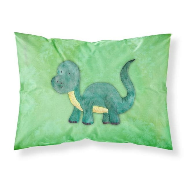 Carolines Treasures BB7404PILLOWCASE Brontosaurus Watercolor Fabric Standard Pillowcase