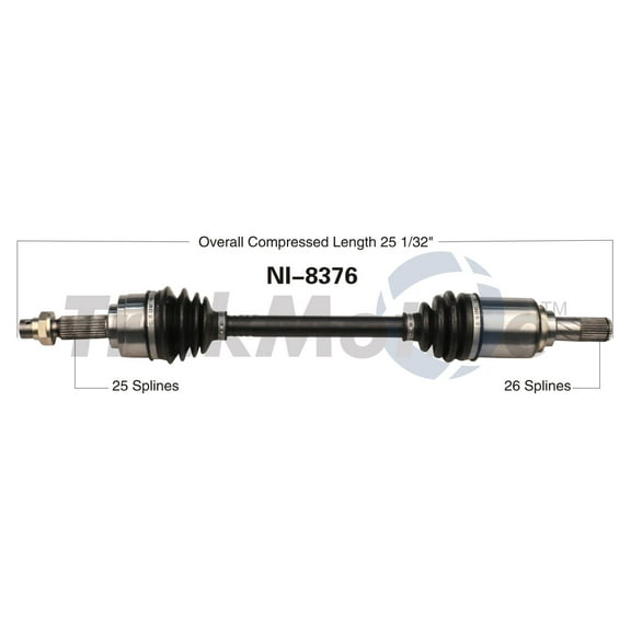 CV Axle Shaft Fits select: 2012-2017 NISSAN VERSA, 2014-2019 NISSAN VERSA NOTE