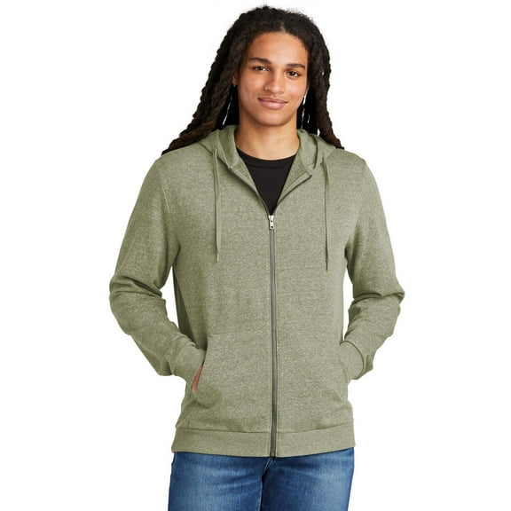 District DT1302 Perfect Tri Fleece Full-Zip Hoodie