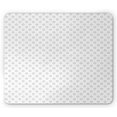 thumbnail image 1 of Damask Grey Mouse Pad, Symmetric Lattice with Floral Ornament and Polka Dots on Plain Backdrop, Rectangle Non-Slip Rubber Mousepad, Pale Grey White, by Ambesonne, 1 of 2