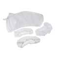 thumbnail image 1 of 4pcs Premium Soft Massage Table Bed Fitted Pad Face Cradle Hand Pillow Cover White, 1 of 5