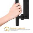 thumbnail image 4 of IFANLANDOR 1 Set Door Pull Handle Replacement Black Carbon Steel for Door Handle Simple Design, 4 of 8