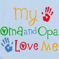 thumbnail image 2 of CafePress - Oma And Opa Love Me Body Suit - Baby Light Bodysuit, Size Newborn - 24 Months, 2 of 4