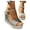 Silver, variant on Women's Platform Sandals Glitter Strappy Wedge Shoes Ankle Strap Summer Dress Sandal Size 7-9