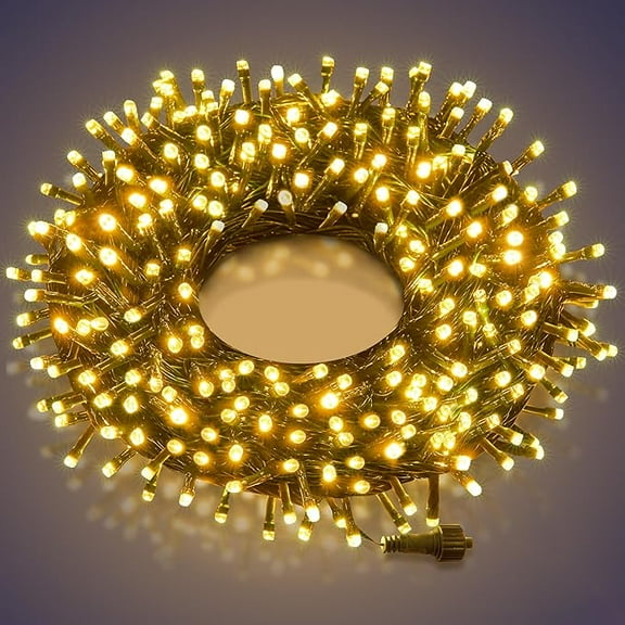 LIGHTSHARE 750LED 245FT Star String Lights Warm White, 8 Modes 30V Plug in Fairy Lights with Remote Control for Home Garden Yard Christmas Wedding Holiday Party Thanksgiving Festival Decoration