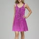 thumbnail image 4 of Camisón de poliéster para mujer, vestido de tirantes con cuello en V y botones para vacaciones de primavera y verano., 4 of 6