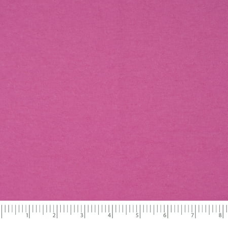 RTC Fabrics 42"/43" 100% Cotton Flannel Solid Hot Pink Color Crafting Fabric by the Yard