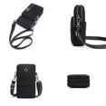 thumbnail image 2 of Fashion Women Solid Casual Messenger Bag Cross Body Mobile Phone Bags Handbags Wrist Bag With Headphone Hole, 2 of 4