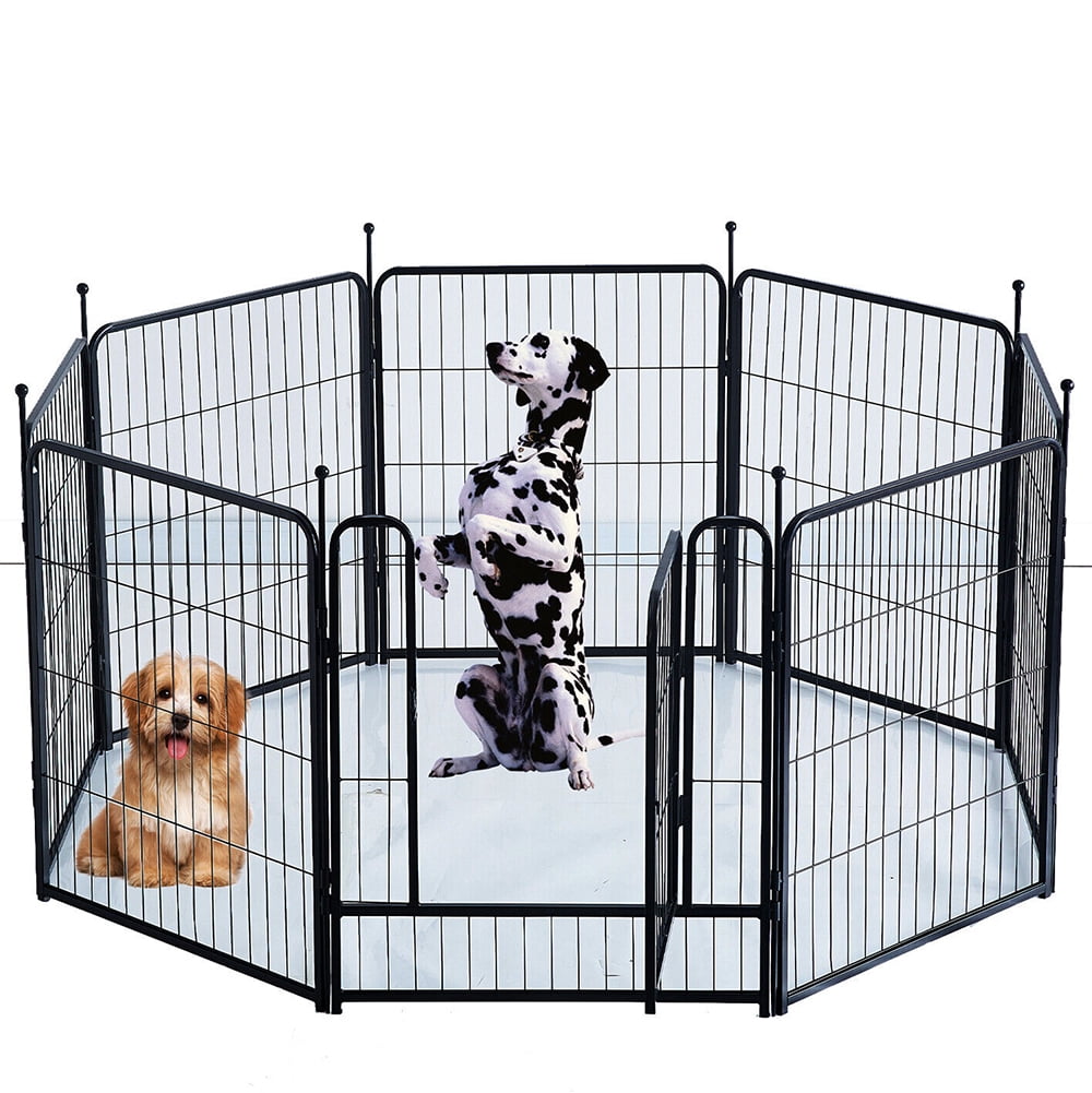 GDKASRNY Dog Playpen 16 Panels 45" Height Portable Pet Dog Fence Indoor Outdoor for Yard,Rv Camping