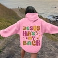 thumbnail image 2 of Women Blouses Pretty Sweatshirt Women Ladies Half Zip Sweatshirt Hoodie Tunic Womens Neon Soft Long Hoodie Teen Girl Sweatshirts Hoodies Pattern Fashion Sweater round Neck Comfortable Pink 2XL, 2 of 5