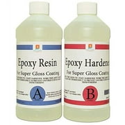 East Coast Resin Epoxy 32 Oz Kit Crystal Clear for Super Gloss Coating and Table Tops