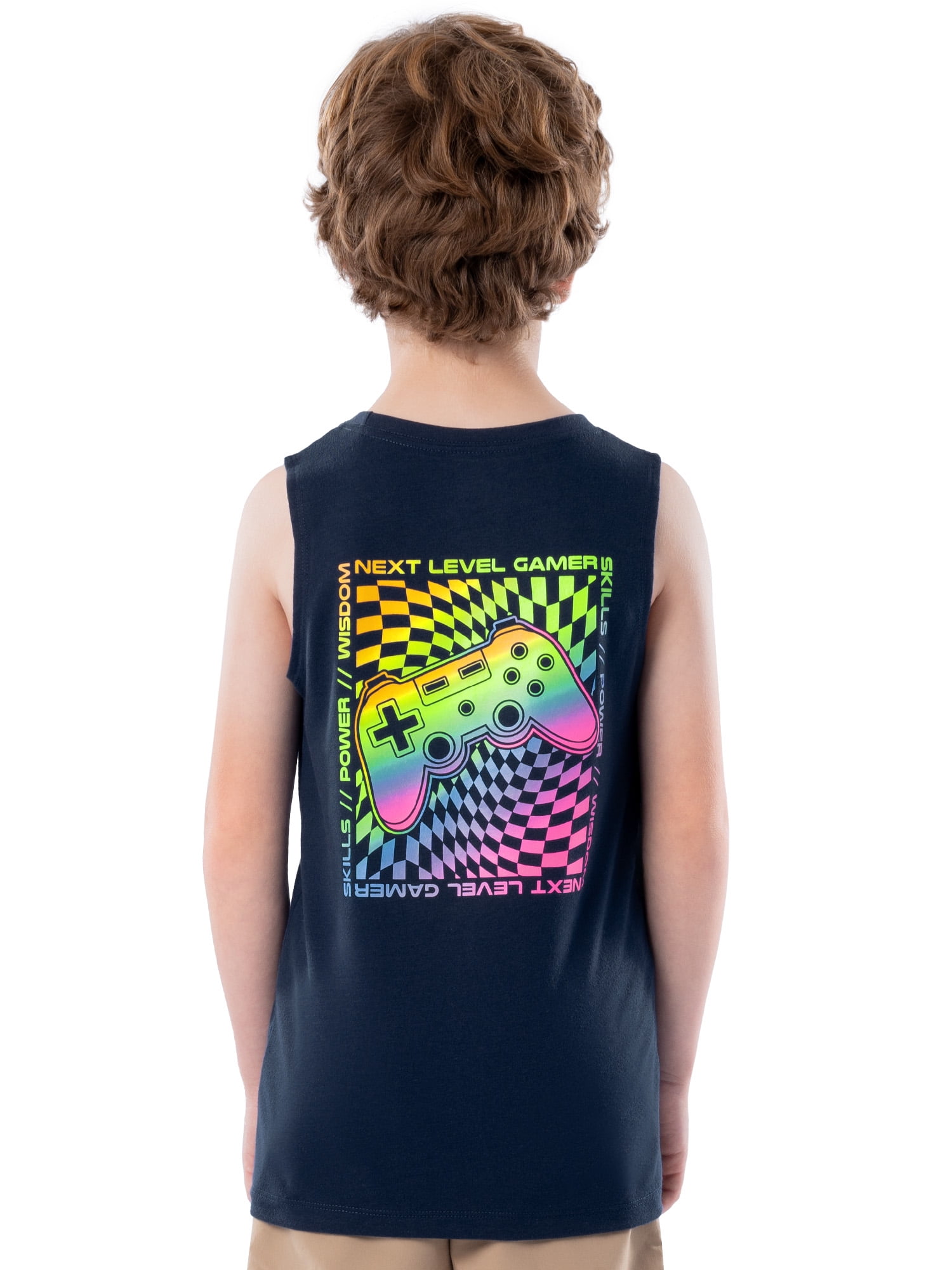 Wonder Nation Boy's Elevated Graphic Tank, Sizes 4-35