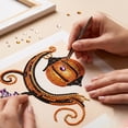 thumbnail image 5 of Halloween Pearl Art Kits,10 Unique DIY Diamond Painting Crafts for Adults & Kids,5D Crystal Gem Art Kit for Beginners,Fall Home Wall Decor & Halloween Party Gift, 5 of 5