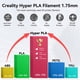 thumbnail image 3 of Filamento de impresora 3D Creality Hyper PLA de 4 kg para la mayoría de las impresoras 3D, 3 of 8