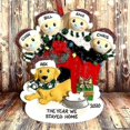 thumbnail image 1 of Adornos colgantes para árbol de Navidad, adorno para familia con mascotas, colgantes de Navidad, decoración artesanal, 1 of 5