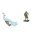 thumbnail image 1 of Estatua del pavo real,Estatua de pavo real,adorno de escritorio creativo y divertido,Figura de escritorio,Estatua de caballero,arte,artesanía,coleccionable,escritorio,oficina,Figura, 1 of 8