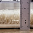 thumbnail image 2 of 2x3 Area Rugs for Bedroom, Soft Small Throw Rug for Dorm, Soft Fluffy Shaggy Plush Fuzzy Shag Non-Slip Washable Carpet for Bedside Closet Girls Boys Room, Beige Rug, 2 of 15