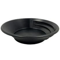 Sluice Fox Sluice Fox Gold Pan with Vanishing Riffle Set; batea para oro spiral gold finishing pan; gold rush prospecting supplies for your gold panning kit; 15 inch Black